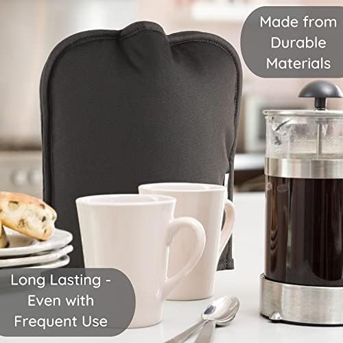 Muldale French Press Cozy Cover Insulated in Black - Coffee Pot Insulator - Image 7
