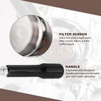 DFD 51mm Bottomless Portafilter Compatible with Gevi Espresso Machine, 51mm Portafilter 3 Ears with Prongs Thickness 4mm Fits for Yabano Included Portafilter Filter Basket Espresso Accessories, slive - Image 6