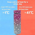 17 oz Bling Stainless Steel Water Bottle Rhinestone Vacuum Water Bottle Glitter Bottles Diamond Vacuum Flask Mug Gift Girls Women (500ml), Gradient Pink - Image 4