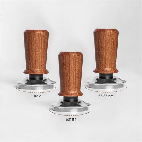 51mm 53mm 58mm 30 Lb Spring Loaded Calibrated Espresso Tamper Stainless Steel Base Replacement Barista Accessory(53mm) - Image 4