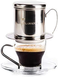 Vietnamese Coffee Maker Filter Phin, Small French Press Portable Cup, Single Serve Coffee Makers, Gift for coffee lovers by Gladiator+Coffee