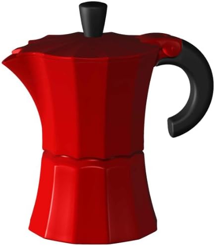 Gary Valenti Gnali & Zani "Morosina Coffee Maker 236.59 mL, Red by Gnali+%26+Zani