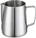 Milk Frother Cup Stainless Steel Stainless Steel Scale Milk Frothing Cup 350/900ml Pitcher Coffee Latte Art Jug for Barista Home Making(900ML silver) by Unknown