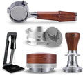 54mm Portafilter Set For Breville Espresso Machines Includes Leveling Tool, Coffee Tamper, WDT Tool, Bottomless Portafilter, Dosing Funnel and Puck Screen Set by KNODOS