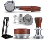 54mm Portafilter Set For Breville Espresso Machines Includes Leveling Tool, Coffee Tamper, WDT Tool, Bottomless Portafilter, Dosing Funnel and Puck Screen Set by KNODOS