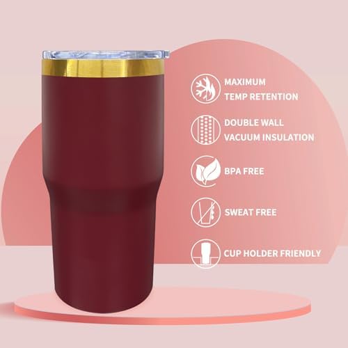 20 oz Tumbler Bulk Stainless Steel Tumblers with Lids and Straws Mixed - Image 3