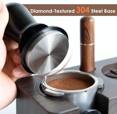 51mm Espresso Tamper, Spring Loaded Self leveling Coffee Tamper - Image 6