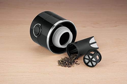 Thermos Sipp 16-Ounce Leak Proof Drink Bottle with Tea Infuser, Black, Stainless Steel - Image 5