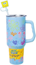 Silver Buffalo SpongeBob SquarePants, Stainless Steel Tumbler, 40oz by SilverBuffalo