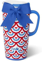 Swig Life 22oz Insulated Travel Mug with Handle & Lid, Liberty Belle by SwigLife