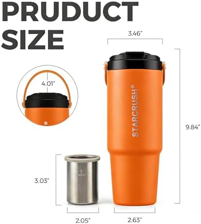Portable Electric Espresso Maker, 30oz Insulated Stainless Steel Extraction Coffee Cup,Fast Brew with Pressure, Rechargeable, Leak Proof, BPA Free, Ideal for Travel,Commute and Office - Image 6