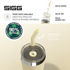 SIGG - Insulated Mug - Travel Mug Helia - With Durable Glass Straw & Cleaning Brush - Leakproof - BPA Free - 18/8 Stainless Steel - 15oz/20oz - Image 6