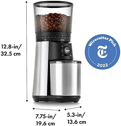 OXO Brew Conical Burr Coffee Grinder, Silver & Steel POP Container Short Rectangle- 1.7 Qt for Brown Sugar, Dried Beans and More,Grey - Image 3