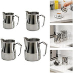Professional 304 Stainless Steels Coffee Milk Frothing Pitcher with Fine Spouts Steaming Cup for Latte Art Coffee Milk Frother - Image 2
