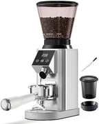 Tuni G1 Conical Burr Coffee Grinder With Coffee Knock Box(Silver) - Image 2