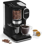 Cuisinart Single-Serve Coffee Maker + Coffee Grinder with 8 oz., 10 oz., and 12 oz. Serving Size, Compatible with Single-Cup Pods, 48-Ounce Removable Reservoir, Stainless Steel, DGB-2 by Cuisinart