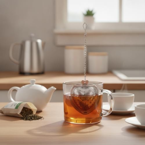 Stainless Steel Tea Infuser Ball with Fine Mesh, Snap-Lock Closure for Loose Leaf Brewing in Mugs & Teapots (1 Pack) - Image 3