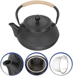 Tetsubin Cast Iron Teapot 800ml Black with Infuser for Home - Image 7