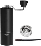 Featured Chestnut C3s Manual Coffee Grinder,Stainless Steel Conical Burr,Capacity 25g,Burr size 38mm，Portable manual grinder (black) by BULEA