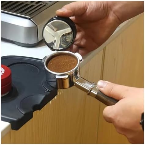 Compatible With Breville，Compatible With Sage，870 878 880 With Replaceable Filter Basket Home Kitchen Barista Accessories,54mm Coffee Bottomless Portafilter(54MM Beech Wood) - Image 6