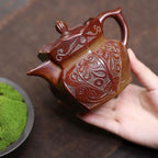 Tea Kettle Creative Ceramic Monk Hat Teapot Home Tea Room Chinese Tea Maker Ceramic Tea Infuser - Image 5