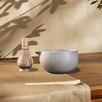 Matcha Tea Set with Whisk Bowl Spoon Holder, Japanese Traditional Manual Kit Style1 - Image 3
