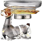 VICASKY Creative Glass Tea Strainer Filter with Fine Mesh Deer Shape Thickened Loose Leaf Tea Infuser by VICASKY