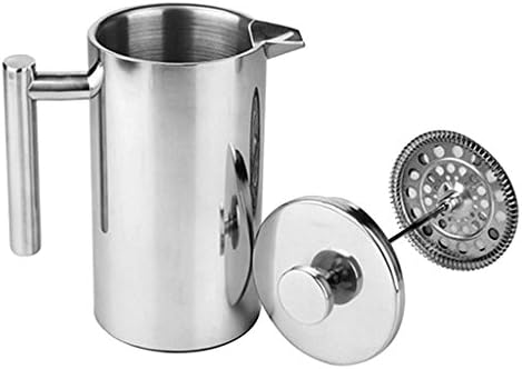 misppro French Press Coffee Maker, French Press Coffee Espresso Tea Maker, Stainless Steel Plunger, Insulated - 500ml by Unknown