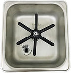Steaming Pitcher Rinser (Flush Mount) by krome+dispense