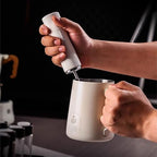 Rechargeable Handheld Electric Milk Frother for Coffee, Green, B - Image 2