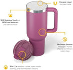 RTIC 40oz Road Trip Tumbler, Insulated, Ceramic Lined, Orchid - Image 3