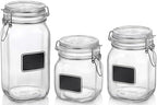 Bormiolio Rocco Clear Jar with Chalkboard, 25.3 Oz (Pack of 5) - Image 6