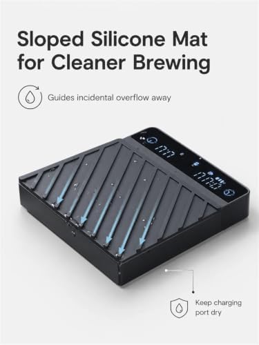 Tiny 3C Coffee Scale with Timer, P Wake Up Function, 0.1g Precision, Compact Design for Espresso & Pour Over, Portable Digital Scale for Small Brew Spaces,(Tiny 3c Black) - Image 7