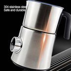 900ml Electric Milk Frother, Stainless Steel 4 Preset Modes, LED Display, Cold and Hot Milk Foam Maker for Latte, Cappuccino, Coffee, Easy Clean, Quiet Operation - Image 6