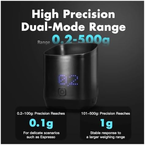 Digital Dosing Cup Coffee Scale Display Tray Precise Scale Measuring Cup Kitchen Barista Tools Espresso Accessories - Image 4