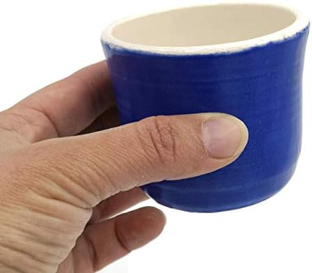 Handmade Blue Rustic Espresso Cup - Image 6