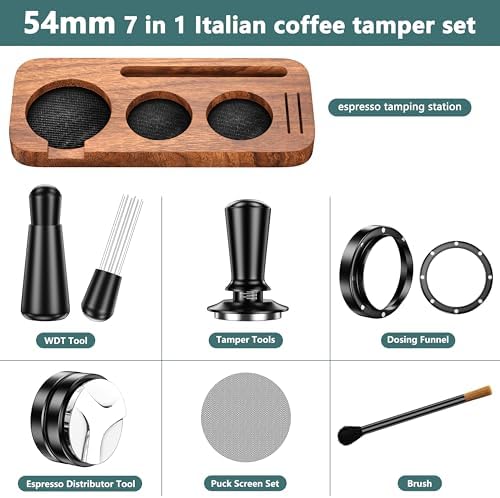 7PCS Espresso Accessories Kit，54mm Coffee Tamper Set Fits Breville - Image 3