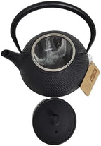 M.V. Trading T7007 Cast Iron Teapot, 40-Ounce, Black Hobnail - Image 4