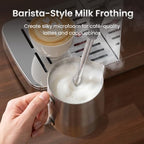 Compact Espresso Machine with Milk Frothing Steam Wand, 20-Bar Pump - Image 5