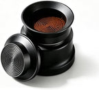 Bincoo Aluminum Coffee Tamper for Moka Pot,Italian Coffee Maker Dosing Funnel For Moka 2 Cups (Black) by Bincoo