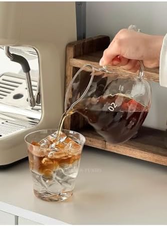 SODEF V60-02 Coffee Dripper Carafe Set | 16.9 fl oz Glass Pour Over Coffee Maker with Filter Holder | Black Ceramic Accents | TR Made | For Enthusiasts - Image 3
