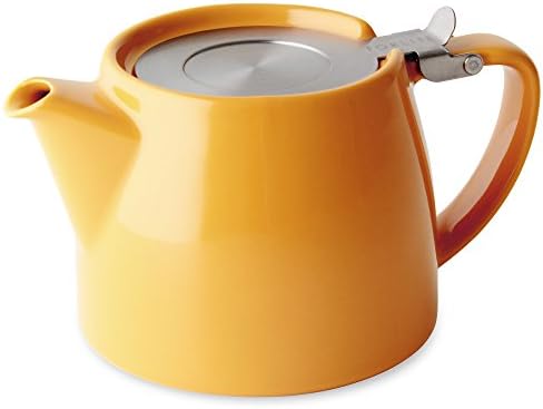 FORLIFE Stump Teapot with SLS Lid and Infuser, 18-Ounce, Mandarin by Unknown