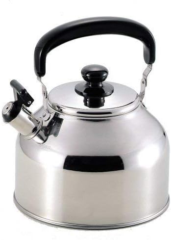 Large Whistling Tea Kettle Stainless Steel Teapot Tea Pot for IH Stove Induction Heating Cooktop Compatible 5.28 Quarter, 5.0 Liter - Image 4