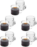 Cabilock 10pcs High Borosilicate Glass Coffee Mugs Small Espresso Cups Dual Spout Design for Easy Pouring for Compact and Portable Drinkware by cabilock