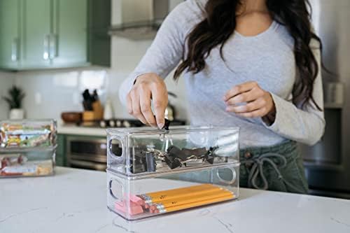 ClearSpace Plastic Pantry Organization and Food Storage Bin – Great Kitchen Organization and Kitchen Storage – Fridge Organizer Bins, Pantry Storage – 6 Pack - Image 6