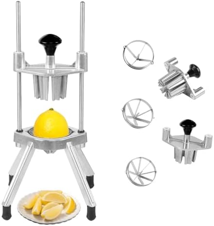 Commercial Lemon Slicer & Citrus Wedger, 4/6/8-Wedge Lemon Lime Cutter by BotaBay