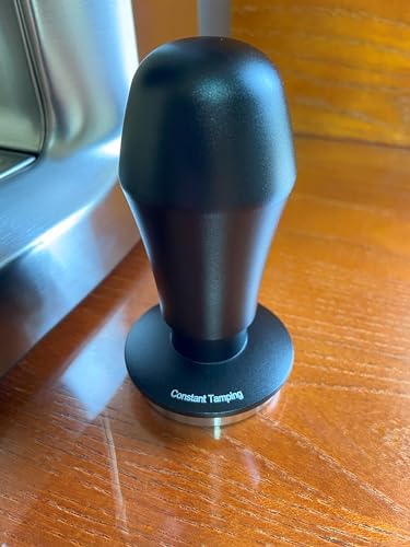 51mm Espresso Tamper 30lbs Calibrated Coffee Tamper Stainless Steel Base Hand Tamper for 51mm Bottomless Portafilter Tamper for Espresso Machine-Flat Base, Black - Image 3