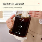 AEMEGO 67oz Cold Brew Coffee Maker Pitcher, 2L Heat Resistant Iced Tea - Image 7