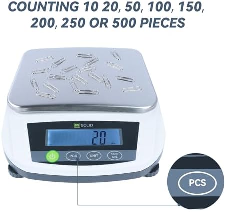 U.S. Solid Digital Lab Scale 5000g x 0.01g Precision Analytical Balance Kitchen Jewelry Scientific Weighing - LCD Display - Image 6