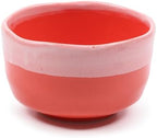 BambooMN Brand - Matcha Ceramic Set - Matcha Bowl and Whisk Holder - 10 Sets Coral - Image 2